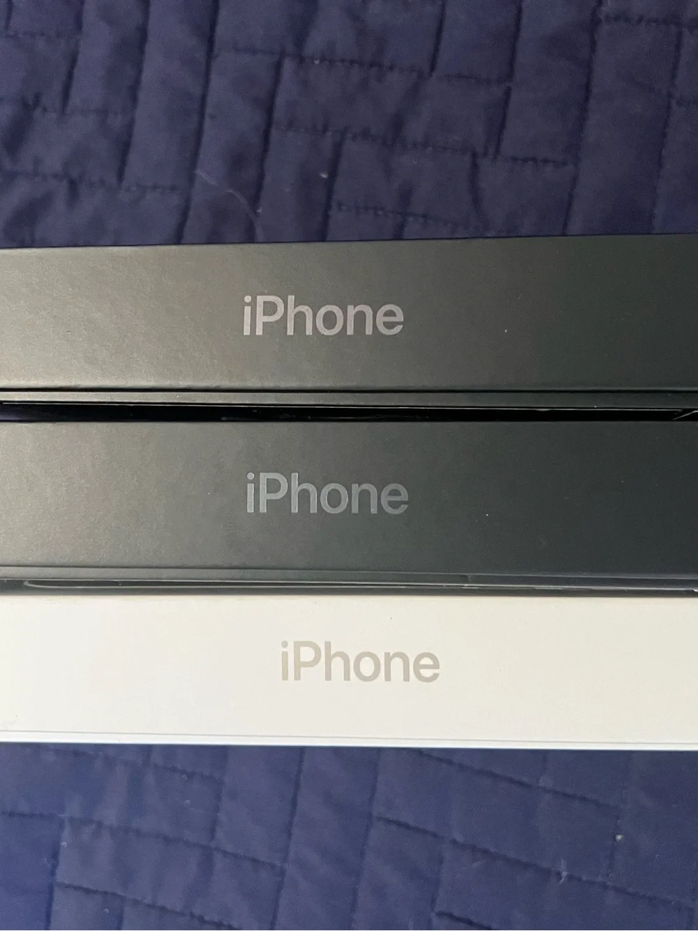 Apple iPhone Trio in Green, Purple, and Gold - Boxed Set